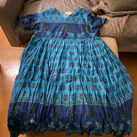 Blue Blouse (Elephant style) - Picture 4 of 4